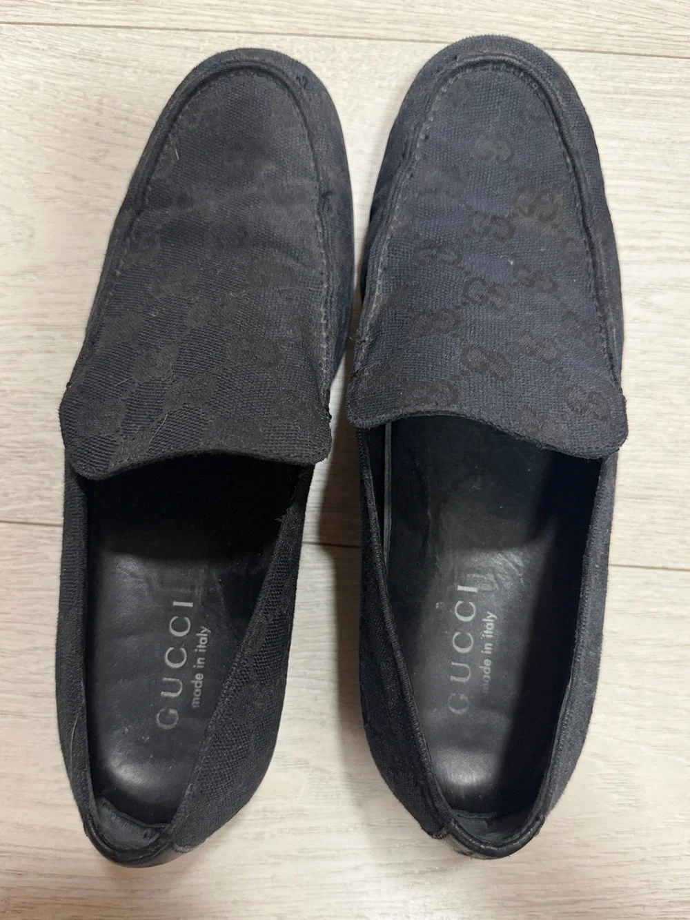 Women’s Slip-On Gucci Canvas Loafers